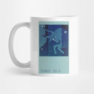 Taurus the Bull, Vintage Signs of the Zodiac Mug